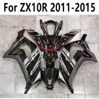 Black Gray Gradient Printing Cowling Fit ZX10 R ZX 10R 2011 2012 2013 2014 2015 Motorcycle For Kawasaki ZX10R Full Fairing Kit