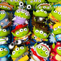 Beast Kingdom Disney Toy Story Pixar Alien Three-eyed Monster Woody Buzz Lightyear Drag Blind Box Doll Figure Xmas Gift For Kid