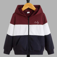 Jaket Hoodie Zipper Jumper Switer Anak Laki Laki Perempuan Gratis Custome Nama & Warna Usia 1 2 3 4 