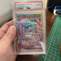 Kartu Pokemon TCG Jepang Sylveon ex SAR #212 HOLO PSA 10 Slab grading Japan pokentoy