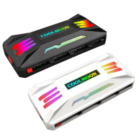 COOLMOON 4Pin PWM 5V 3Pin ARGB Cooling Fan RGB Intelligent Remote Controller
