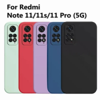Liquid Silicon Case For Xiaomi Redmi Note 11 Pro 5G 11s Global Phone Cover for Xiaomi Red mi Note11 12 pro Protective Back Case