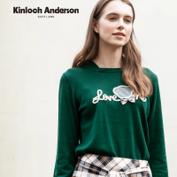 【Kinloch Anderson】小熊網紗連帽針織長袖上衣 金安德森女裝(KA0979011)