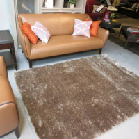 【Fuwaly】歐密金地毯-140x200cm(簡約 素色 柔軟 起居室)