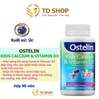[NK Úc] Canxi Ostelin kid 90 Viên bổ sung canxi cho bé ostelin kid khủng long ( 90 viên ) - TD Shop 