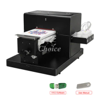 A4 Mini Flatbed Printer T Shirt Printing Machine DTG Printer Textile Digital T Shirt Printer DTG Inkjet Printers Garment Printer