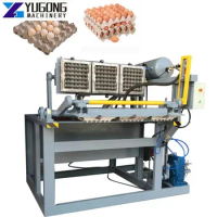 Newest Automatic Egg Tray Machine High Quality Small Shop Paper Egg Tray Making Machine Eggs Tray Production Equipment