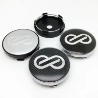 4pcs 60mm For ENKEI Car Wheel Center Cap Hubs Emblem Badge Auto Styling Dusproof Decal Cover