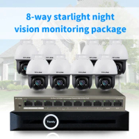 JSMAX 8CH 3MP HD CCTV Surveillance System POE NVR Kits Outdoor IP Cameras CCTV Wireless System NVR Kit With 4TB