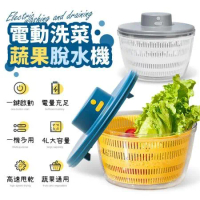 【FJ】電動洗菜蔬果脫水機MP20(贈矽膠保鮮膜)