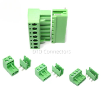 2/3/4/5/6/7/8/9/10/12 Pin 2EDG 5.08mm Right Angle PCB Screw Terminal Block Wire Connector Plug Pin 5.08mm Pitch Header Sockets