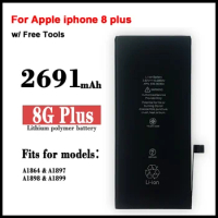 Replacement Battery for Apple Iphone 8 Plus 8+ 2691mAh Battery + Tools