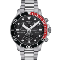 【TISSOT 天梭 官方授權】SEASTAR 海星計時潛水錶 男錶 手錶 畢業禮物 慶端午 包粽(T1204171105101)