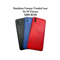 SAM A03S - Housing Casing Fullset Backdoor Back Cover + Frame Tatakan Lcd + Ring Lensa Kamera + Tomb