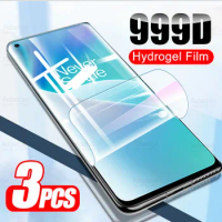 For OnePlus Nord 2T Hydrogel Film 3Pcs Full Curved One Plus Nord2T 1+Nord 2 T 5G 6.43" Soft Screen Protector Not Tempered Glass