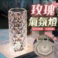 浪漫玫瑰水晶花瓣鑽石氣氛燈(送給只屬於誰的浪漫 母親節情人節 紀念日驚喜告白布置)