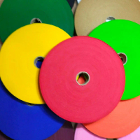 Pita Kain Spunbond Merah (75 gsm) - Lebar 2.5 cm - Panjang 100 meter. kain spunbond spun bond kain