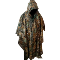 Camouflage Clothing Cloak Hunting Clothes 3D Maple Leaf Bionic Yowie Sniper Birdwatch Airsoft Outfit