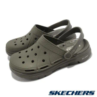 Skechers 涼拖鞋 Go Walk 5 Foamies-Legendary 男鞋 綠 足弓支撐 洞洞鞋 243019OLV