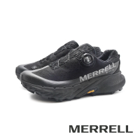 【MERRELL】女 AGILITY PEAK 5 BOA GORE-TEX 防水輕量戶外運動鞋 女鞋(黑)