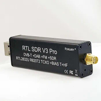 RTL SDR receiver V3 Pro with chipset RTL2832-RTL2832U R820t2 for Ham radio SDR RTL for 500 Khz-2 GHz UHF VHF HF AM FM