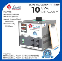 Slide Regulator Yoritsu 10 kVA - 1 Phase (SRi-10000-M)