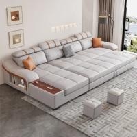 Reclining Modern Sofa Bed Telescopic Folding Nordic Lounge Sofa Multi Function Divano Letto Living Room Furniture