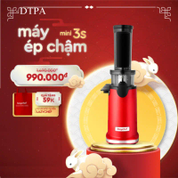 TRUONG GI Máy Ép Chậm Mini 3S LC02ME DTPA Lazychef, Công Nghệ Ép Lạnh, Làm Kem Ép Trái Cây, Hàng Chí