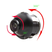 360 degree Rotation CCD HD car camera front/side/left/right /rear view camera universal car reverse backup camera