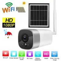 Tuya Camera 1080P Outdoor WiFi IP Google Camera Solar Powered Home Security CCTV Surveillance Camera Support EchoShow ChromeCast