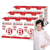 【悠活原力】原力緩釋維生素B群 緩釋膜衣錠x9盒(60粒/瓶 綜合維生素 綜合維他命 B群 維生素B群 維他命B群)