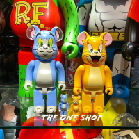 TheOneShop BE@RBRICK Tom &amp; Jerry Classic Color 湯姆貓 傑利鼠 經典原色 400% 100%