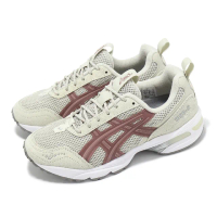 【asics 亞瑟士】休閒鞋 GEL-1090 V2 女鞋 米白 紅 復古 緩衝 千禧跑鞋 亞瑟士(1202A480021)