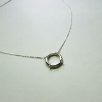 【mittag】Lifebuoy necklace_ 救生圈項鍊(療癒系 轉換心情 公平貿易 環保銀飾 循環經濟)