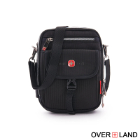【OverLand】美式十字軍 - 輕量防潑水多層斜背腰包(5241)