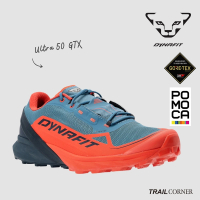 【DYNAFIT】母親節禮物 Ultra 50 GTX 防水越野跑鞋 男 Mallard Blue(越野跑步鞋 跑鞋 越野鞋)