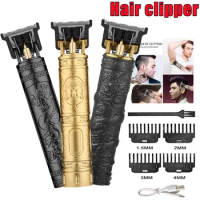 Electric Hair Clipper Professional USB Cordless Clipper Professional Beard Trimmer Haircut Grooming Kit Hair Cutting Machine