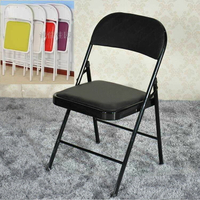 簡易凳子靠背椅家用可摺疊椅辦公椅/會議椅電腦椅座椅培訓椅/椅子