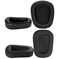 Replacement Memory Foam &amp; Mesh Fabric Ear Cushion Pads Earmuffs Cover For Logitech G633 G933 Headphone Only