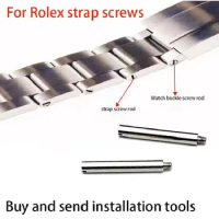 For Rolex watch strap screw is green and black Submarine Oyster Perpetual Dive Log Chain Screw Accessories