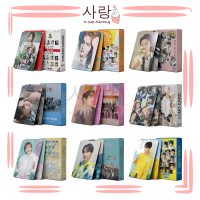55pcs SEVENTEEN LOMO Photo Cards  Group Laser Holographic Collection Kpop Mingyu Jeonghan Wonwoo The