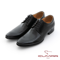 【CUMAR】 商務菁英 紳士型男真皮德比鞋-黑