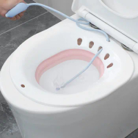 Convenient Folding Toilet Sitz Pregnant Women Hemorrhoid Hot Tub Bath Bidet Flusher Special Wash Basin Cleaning Soaking Bathtub