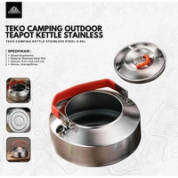 Teko Camping Outdoor Teapot kettle Stainless Steel 0,95L