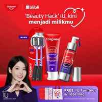 Colgate Optic White Purple Serum [40 mL] + Toothpaste [100 g] + Toothbrush 2s + FREE [IU Tumblr & To