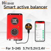 HIBMS Smart Active Balancer bms Lifepo4 Active Equalizer 4S Balance Board Bluetooth 1A Current