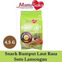 [ AVIDEN ] MAMASUKA Snack Rumput Laut Kering Panggang Roasted Bon Nori Seaweed (1 Pc) - Soto Lamonga