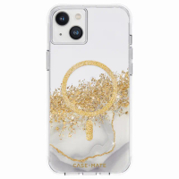 【CASE-MATE】iPhone 14 Plus 6.7吋 Karat Marble 鎏金石紋環保抗菌防摔保護殼MagSafe版
