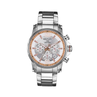 BENTLEY賓利 RACING系列 競速美學計時手錶-銀x玫瑰金/43mm