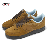 Nike 休閒鞋 Air Force 1 07 男鞋 摩卡 小麥棕 黑 AF1 麂皮 IB4617-222